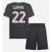 Maillot de foot AC Milan Emerson Royal #22 Troisième vêtements enfant 2024-25 Manches Courtes (+ pantalon court)